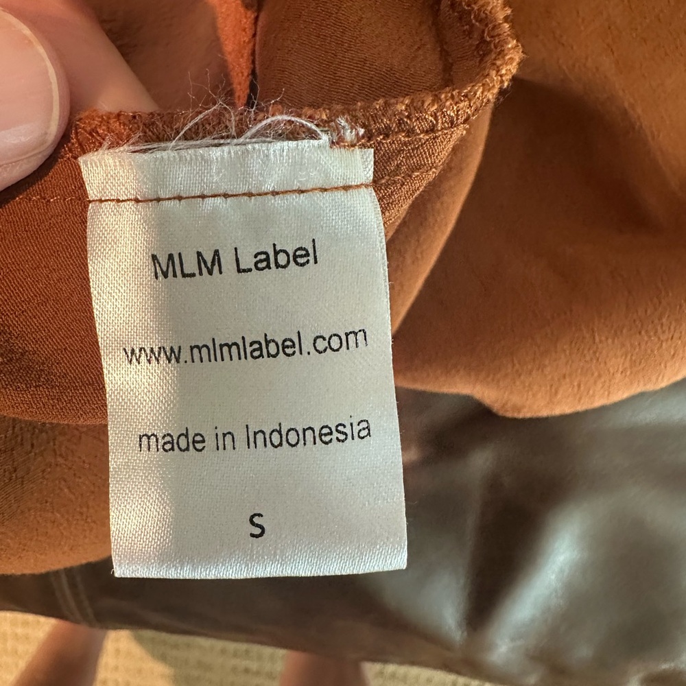 MLM Orange Ruffled Off-the-Shoulder Sundress - Picture 4 of 5